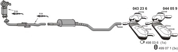 ERNST 050956 Exhaust System